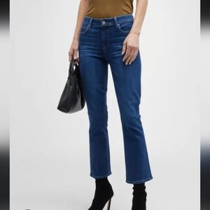 Anthropologie Paige Denim Shelby Mid-Rise Cropped Flare Jeans‎ Size 28